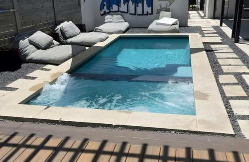 Central East Austin House | Modern 2-Home Private Oasis w Pool Hot Tub in DT