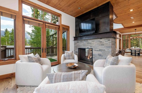 Mountain Village Cabin | Modern Cabin Home by InvitedHome | Patio, Walk to Gondola, Fireplace