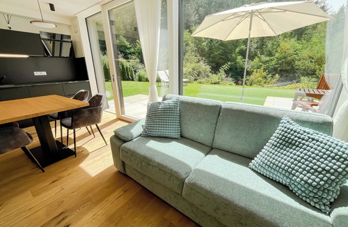 Sant'Andrea in Monte Apartment | modern, luxury, private entrance, garden, terrace, and stunning mountain views.