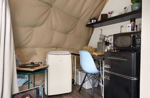 Oatmeal House | Morii : Luxury Glamping in Treetop Dome + Dip Pool