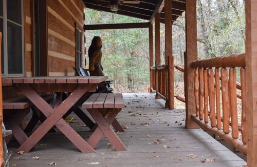 Hatfield Cabin | Mountain Fork River Cabin on 34 Acres 1 hr to Broken Bow and near UTV/ATV trails