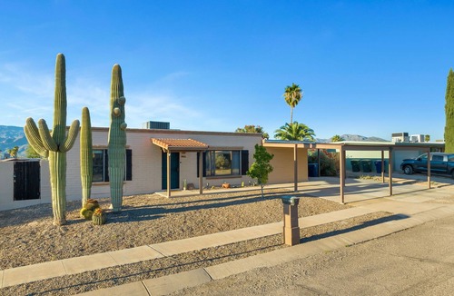 Tucson House | Mountain views! Big private yard with pool - heat optional with fee & spa!