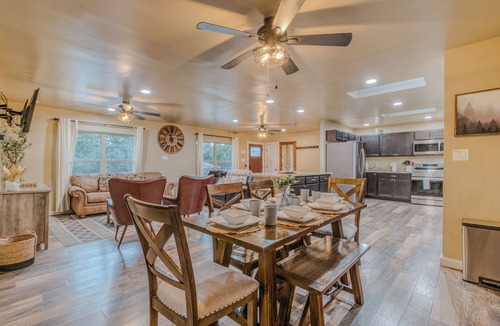 Ruidoso House | Near Midtown, Balcony with Mountain Views, Game Room, DiscGolf, UTV Parking