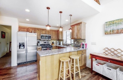 Pagosa Springs House | New, dog-friendly home with electric fireplaces & deck - walk to pool/gym
