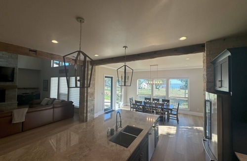 Burnet House | New Lakehouse Retreat - Lake Buchanan 4500sf 6 Bedrooms 2 Patios and Firepit