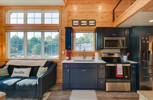 Whitney Cabin | Outdoor Pool & Patio: Quiet Whitney Retreat!