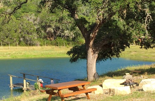 Ingram Cabin | Papa's Palace at Stacy Ranch, cabin on 120 acres between Ingram & Hunt, TX