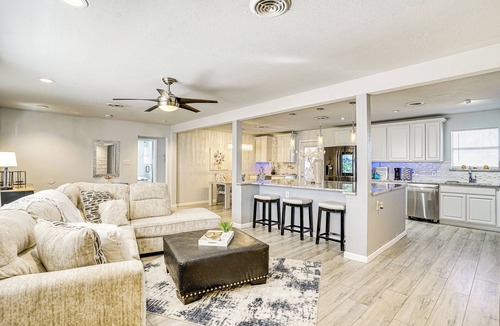 Hurst House | Patio & Fenced Yard: Newly Renovated Hurst Home!