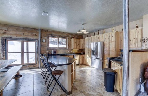 Dolores Cabin | Pet-Friendly Family Lodge Fully Stocked Kitchen Fire Pit WiFi Kids Toys