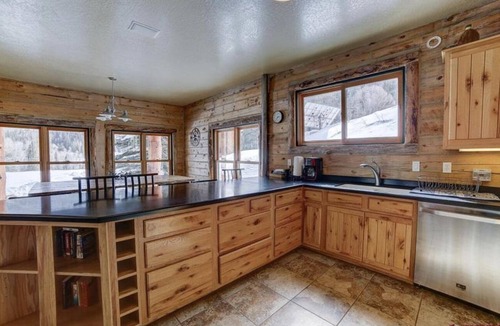 Dolores Cabin | Pet-Friendly Family Lodge Fully Stocked Kitchen Fire Pit WiFi Kids Toys