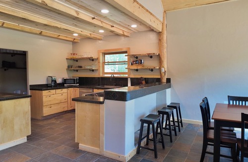 Dolores Cabin | Pet-Friendly Family Lodge Fully Stocked Kitchen Fire Pit WiFi Kids Toys