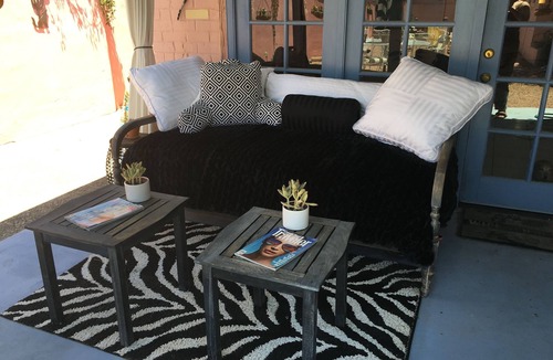 Blenman-Elm House | Private bedroom and bath across from the U of A and TMC. Hot tub & BBQ