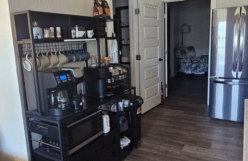 Medina Cabin | Private Hill Country Cabin 1br, gourmet coffee bar, eco-spa hot tub scenic views