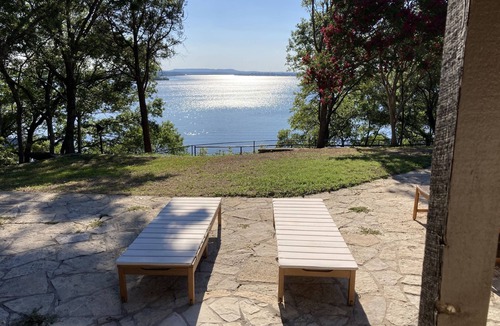 Granbury House | Private, Lush Lakefront House with Deepwater Dock and Shore