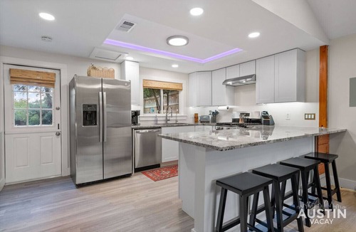 Travis Landing House | Private Pool Home Near Lake Travis | Firepit, Grill & Hot Tub | Pet-Friendly!