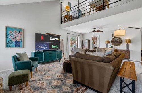 Wells Branch House | Private Pool Retreat w Grill Mins to Domain 3BR 2BA Loft by Austin Vacay