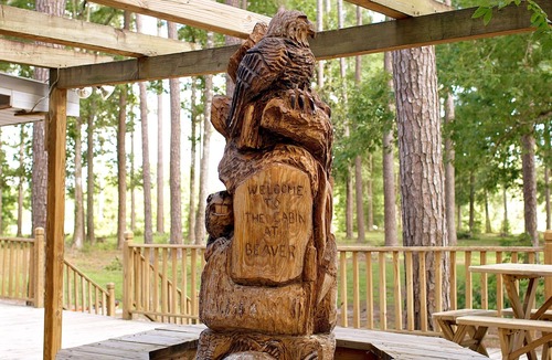 Oakdale Cabin | Rental Cabin with Fishing Privileges in Stocked Pond