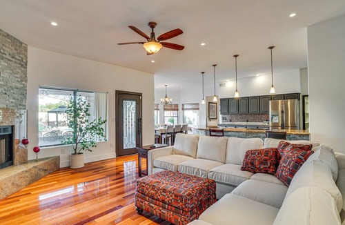Casas Adobes House | Resort-Style Home with Backyard & Heated Pool : A Luxe Tucson Home