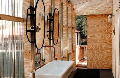 Canoncito RV Rental | Romantic Getaways near Santa Fe Forest in this Safari Tent Rental in New Mexico