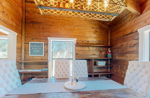 Pagosa Springs House | Secluded, dog-friendly home with private hot tub, deck, games, grill & firepit
