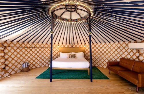 Dripping Springs Cabin | Secluded Romantic Yurt with Amazing Views in Dripping Springs, Texas