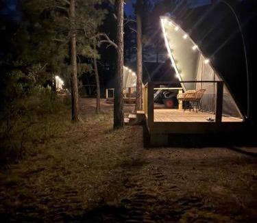 McIntosh Other | Serene Glamping Retreat with Apple Orchards and Farm Animals near Quarai Ruins in Torreon, New Mexico