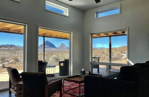 Alpine House | Star Lodge: Stunning Solar Home under Dark Skies on Terlingua Ranch
