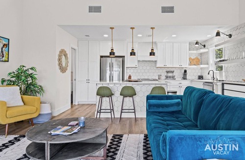 Lower Basin Lake Travis House | Stay in Style by Lake Travis - Pet-Friendly Home Mins to Marina, Oasis & More