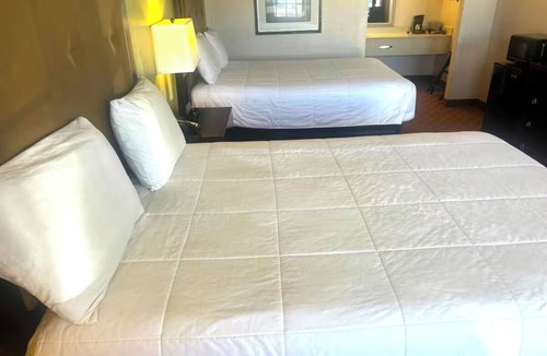 Whitesboro Hotel | Stylish Budget-Friendly Room 2 Queen Beds Perfect for Road Trips in Whitesboro