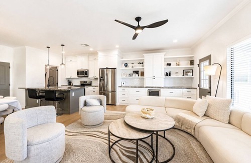 April Sound House | Stylish, Modern Waterfront Retreat in Gated Country Club Community!