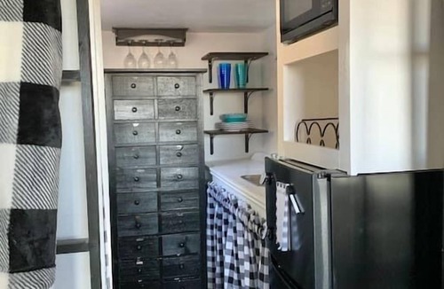 Dennis Cabin | The Nest Tiny Home is 160sf with awesome Views!