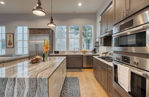 Riverside House | Town Lake Townhouse | Hot Tub, Game Room & Skyline Views