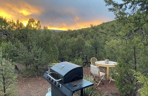 Sandia Park RV Rental | Tuktu Ranch - Serenity Yurt - Glamping Experience