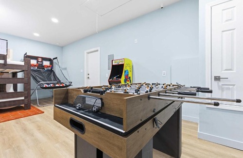 Wetmore House | Ultimate Backyard Pool Game Room Kid's Room