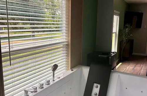 Barker Apartment | UltraLux Escape! Hot Tub Overlooking an acre+pond