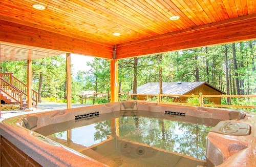 Pagosa Springs Cabin | Unique Tree House-Style Cabin Rental with a Luxury Hot Tub in Pagosa Springs, Colorado