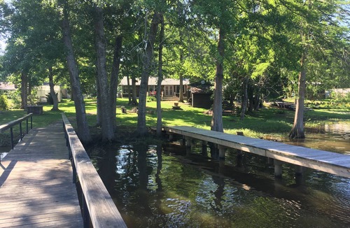 Huxley House | Unplug at The Cabin with family and friends on Toledo Bend near Huxley Bay.