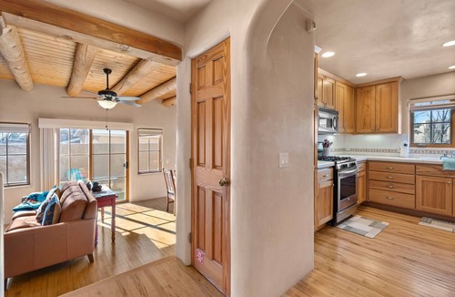 Northeast Santa Fe House | Walk to Plaza | Private Master Suite & Deck | 3 Levels with Room for Everyone
