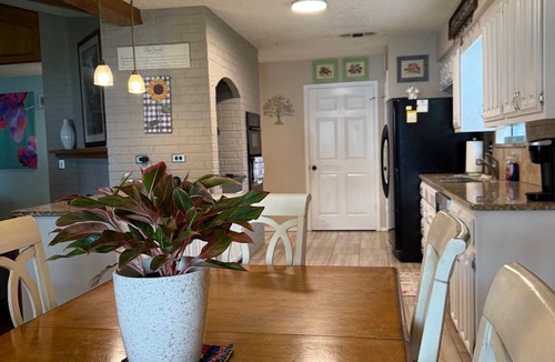 Star Harbor House | Waterfront 3-bedroom house on Cedar Creek Lake in Star Harbor, dock and porch