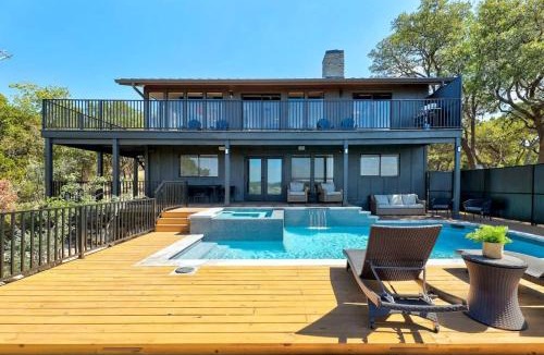 Volente House | Waterfront - Pool - Hot Tub - Lake Views - Boat Dock
