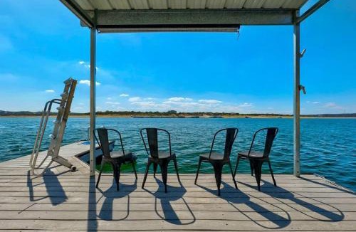 Volente House | Waterfront - Pool - Hot Tub - Lake Views - Boat Dock