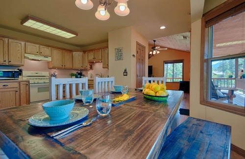 San Juan River Village House | Wraparound Deck, Stunning Mountain Views, Near Downtown Pagosa & Wolf Creek Ski Area