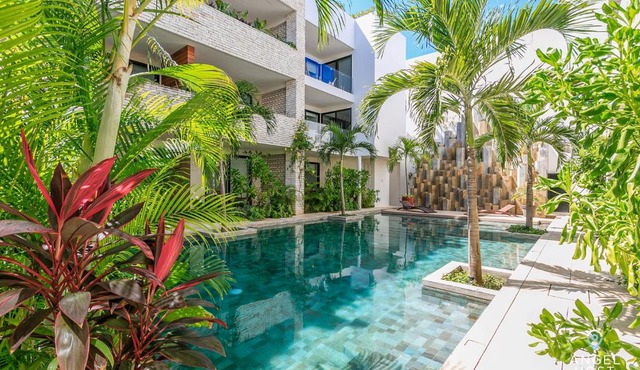 Beautifully Minimalistic Studio Wrapped in Nature by Stella Rentals in Tulum
