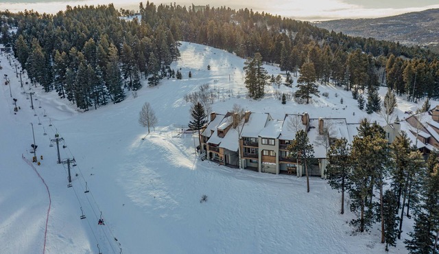 Best Ski in Ski out Location in Angel Fire!