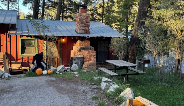 Bigfoot's Bunkhouse! Cozy Cabin, Cool Breeze Dogs Welcome! 45 min to white sands