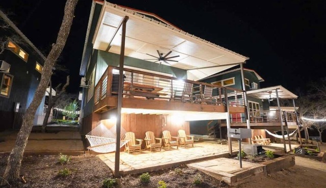 Cabin 6 - CampQYB- Modern Lux Cabin, Hot Tub, FirePit, Games