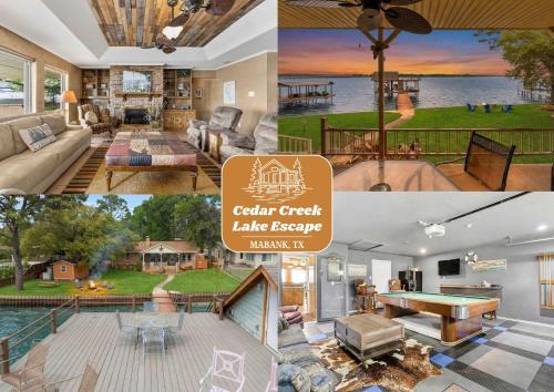 Cedar Creek Lake Escape - Lakefront Private Dock