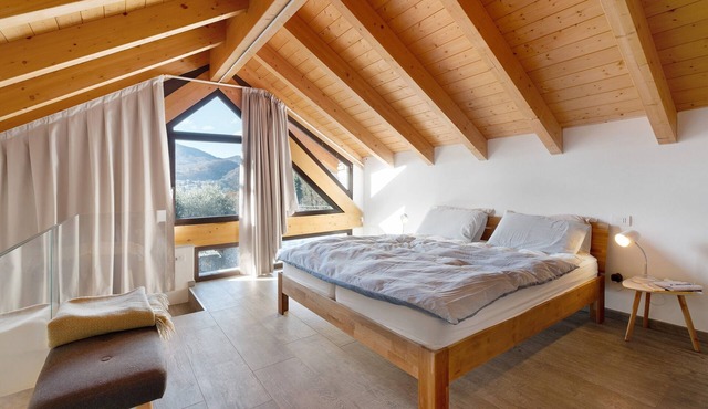 Charming Renovated Stone House with Mountain Views in Cesara
