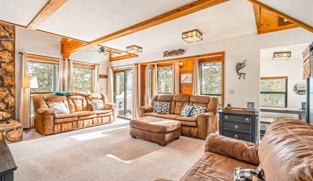 Comfortable Dog-Friendly Home within Walking Distance of Lake - Wooded Setting