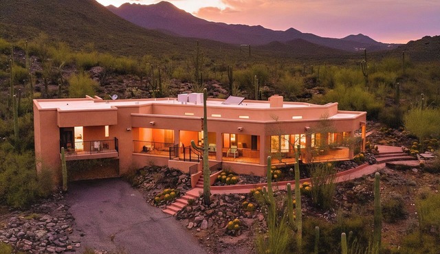 Desert Paradise at Trails End with beautiful desert and mountain views